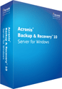 Acronis Backup and Recovery 10 Server for Windows screenshot