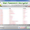 Mail Password Decryptor screenshot