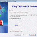 Easy CAD to PDF Converter screenshot