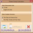 Pumping Power Calculator screenshot