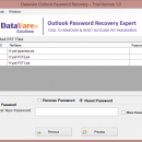 Datavare Outlook Password Recovery screenshot