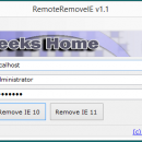 RemoteRemoveIE screenshot