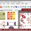 Birthday Cards Designing Program screenshot