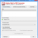 Converting Zimbra Email to PDF screenshot