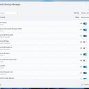 Argente StartUp Manager screenshot