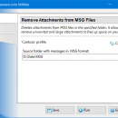 Remove Attachments from MSG Files screenshot