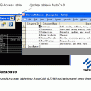 AutoCAD Access - AutoDatabase screenshot