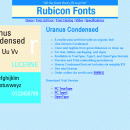 Uranus Condensed Font Type1 screenshot