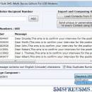 Send SMS GSM Modem screenshot