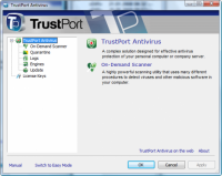 TrustPort Antivirus USB Edition 2010 screenshot