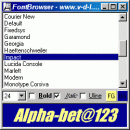 FontBrowser screenshot