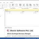 Shoviv Exchange Recovery Manager Tool screenshot