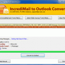 Export IncrediMail to Outlook 2007 screenshot