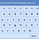 Free Virtual Keyboard screenshot