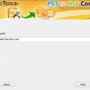 SysInfo PST to NSF Converter screenshot