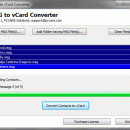 Convert Contact MSG to VCF screenshot