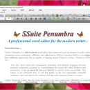 SSuite Penumbra Editor screenshot