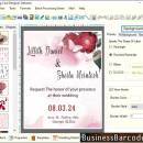 Customizable Wedding Card Program screenshot