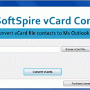 Save VCF to Outlook screenshot