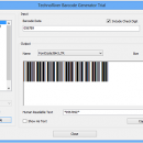 TechnoRiver Barcode Font screenshot