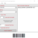 Code 128 Font Encoder App screenshot
