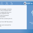CM NSF to PST Converter screenshot