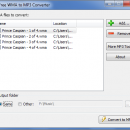 Free WMA to MP3 Converter screenshot