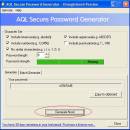 AQL Secure Password Generator screenshot