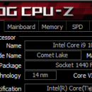CPU-Z ROG screenshot