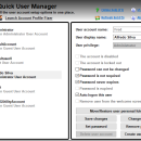Quick User Manager screenshot