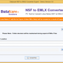 Datavare NSF to EMLX Converter screenshot