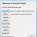 J4L RBarcode for Delphi screenshot
