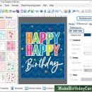 Birthday Card Designing Software screenshot
