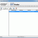 Microsoft Outlook OST Finder screenshot