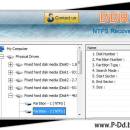 NTFS HDD recovery tool screenshot
