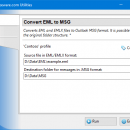 Convert EML to MSG for Outlook screenshot