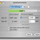 smcFanControl for Mac OS X screenshot