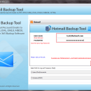 CM Hotmail Backup Tool screenshot