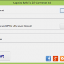 Appnimi Rar To Zip Converter screenshot