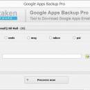 Google Apps backup Pro screenshot