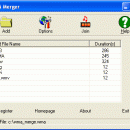 WMA Merger screenshot