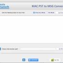 ToolsCrunch Mac PST to MSG Converter screenshot