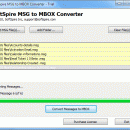 Converting of MSG to MBOX file screenshot