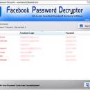 Facebook Password Decryptor screenshot