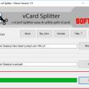 vCard Splitter screenshot