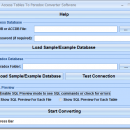 MS Access Tables To Paradox Converter Software screenshot