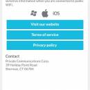 Private WiFi screenshot
