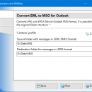 Convert EML Files to Outlook MSG screenshot