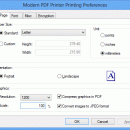 Modern PDF Printer screenshot