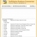 SoftSpire Eudora Converter screenshot